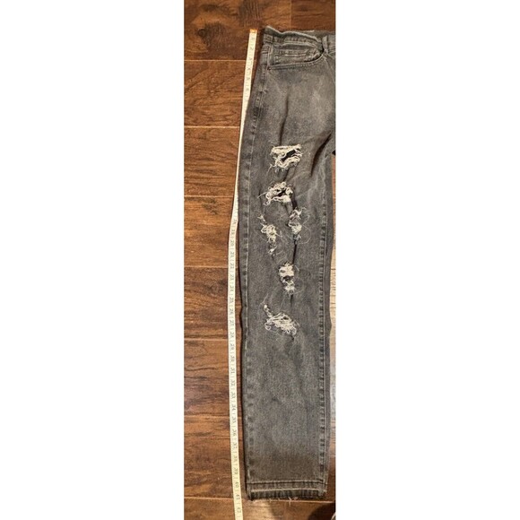 Forever 21 Men’s Jeans, Heavily Distressed/Unhemmed (See Photos) Sz 32 - Picture 10 of 11